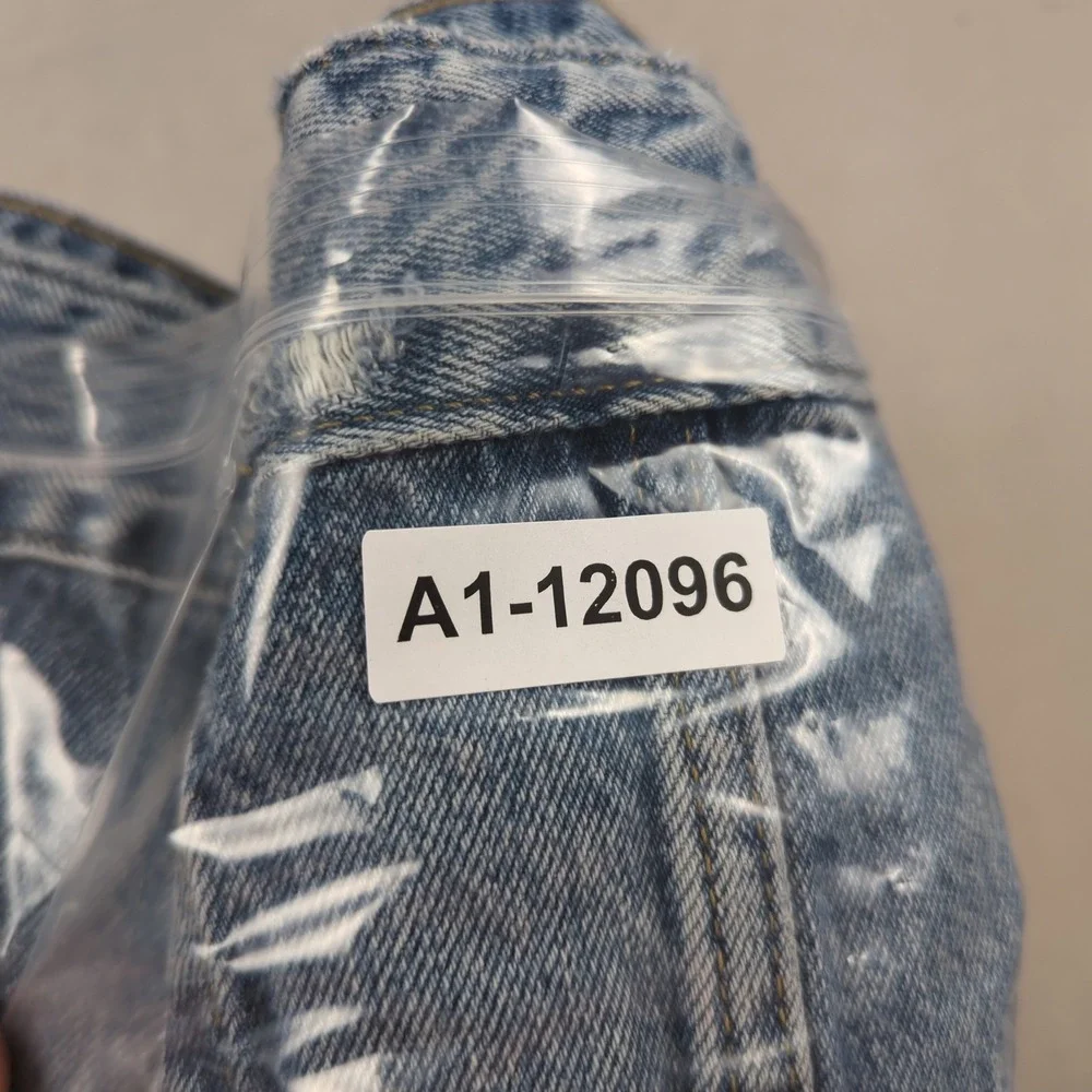 Good American Denim Jacket Womens 6 Blue Trucket Crop - Picture 15 of 15